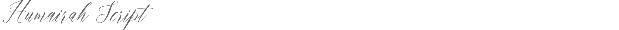 Humairah Script Humairah Script.ttf font preview